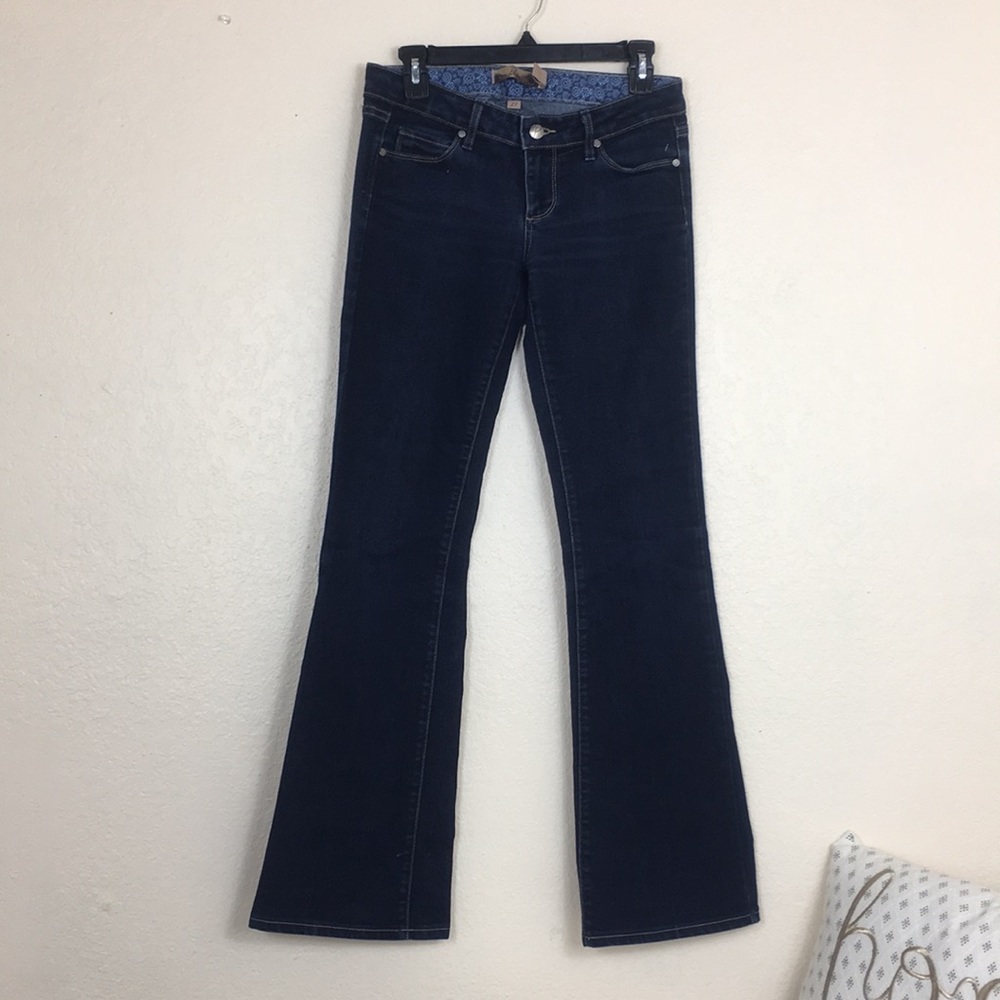 Paige Denim Laurel Canyon Boot Cut, Dark Blue Wash